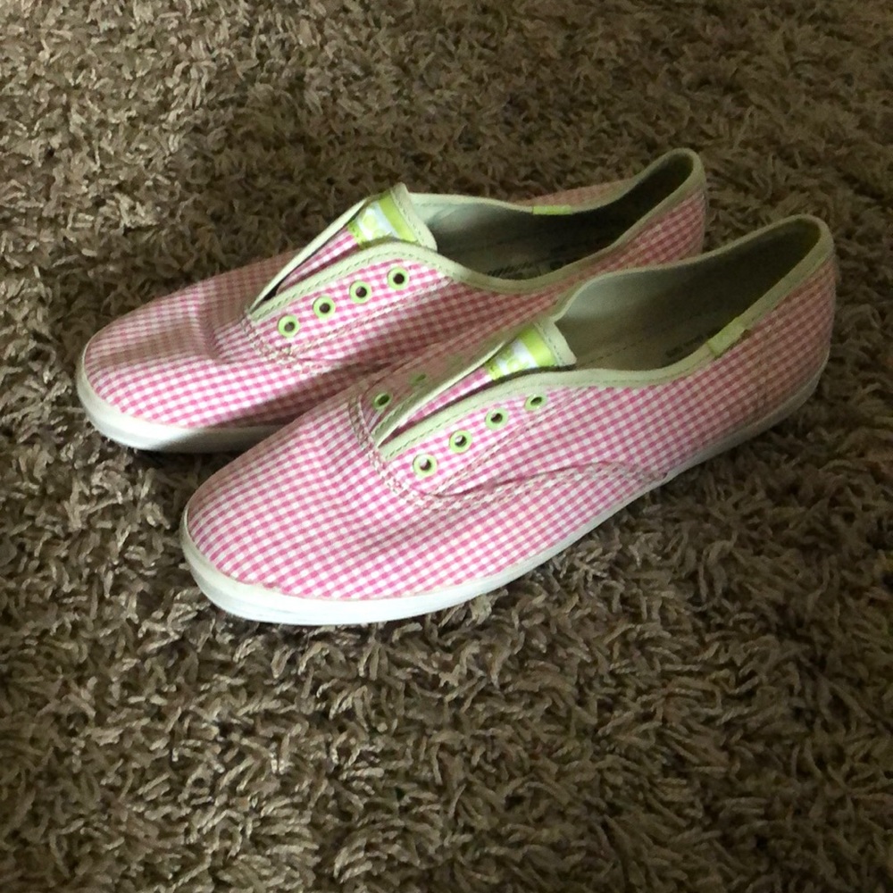 Pink & Green Keds